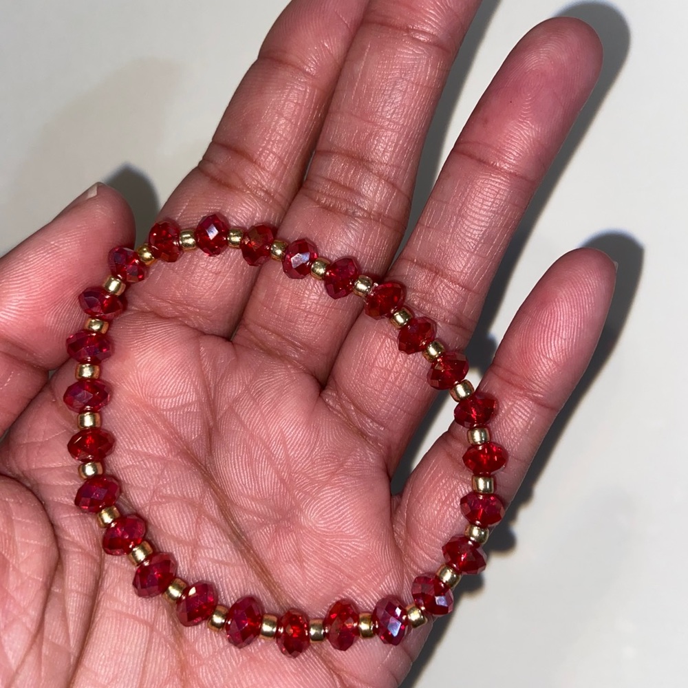 Handmade January Birthstone Bracelet